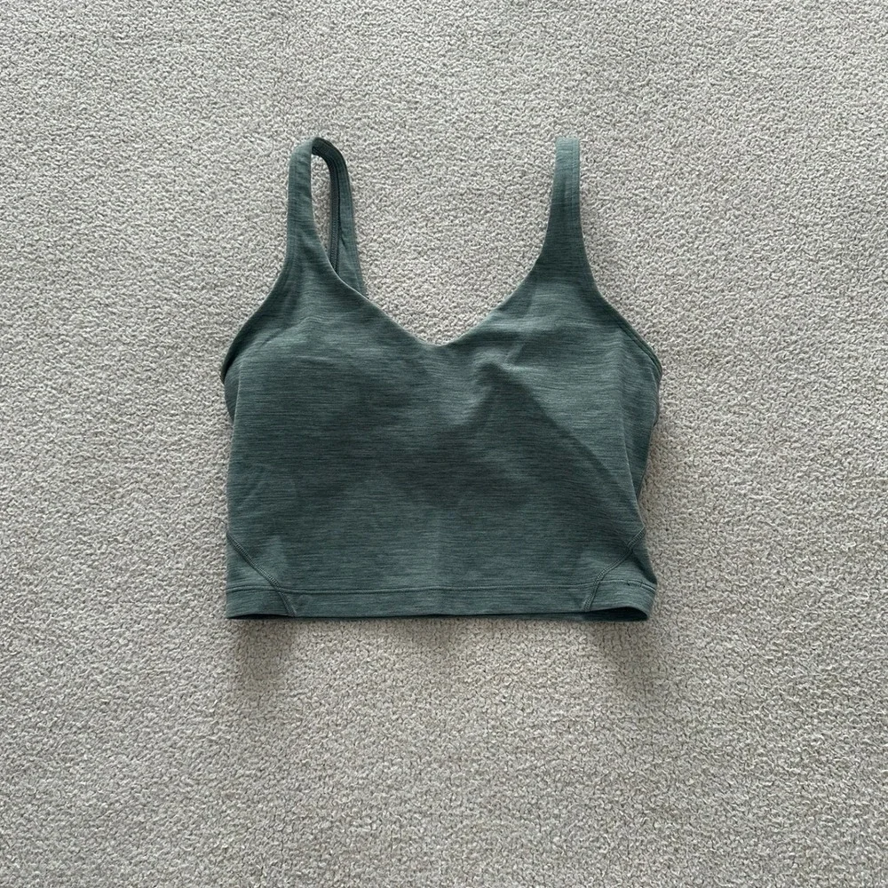 lululemon Align Tank size 6 in Heathered Tidewater Teal